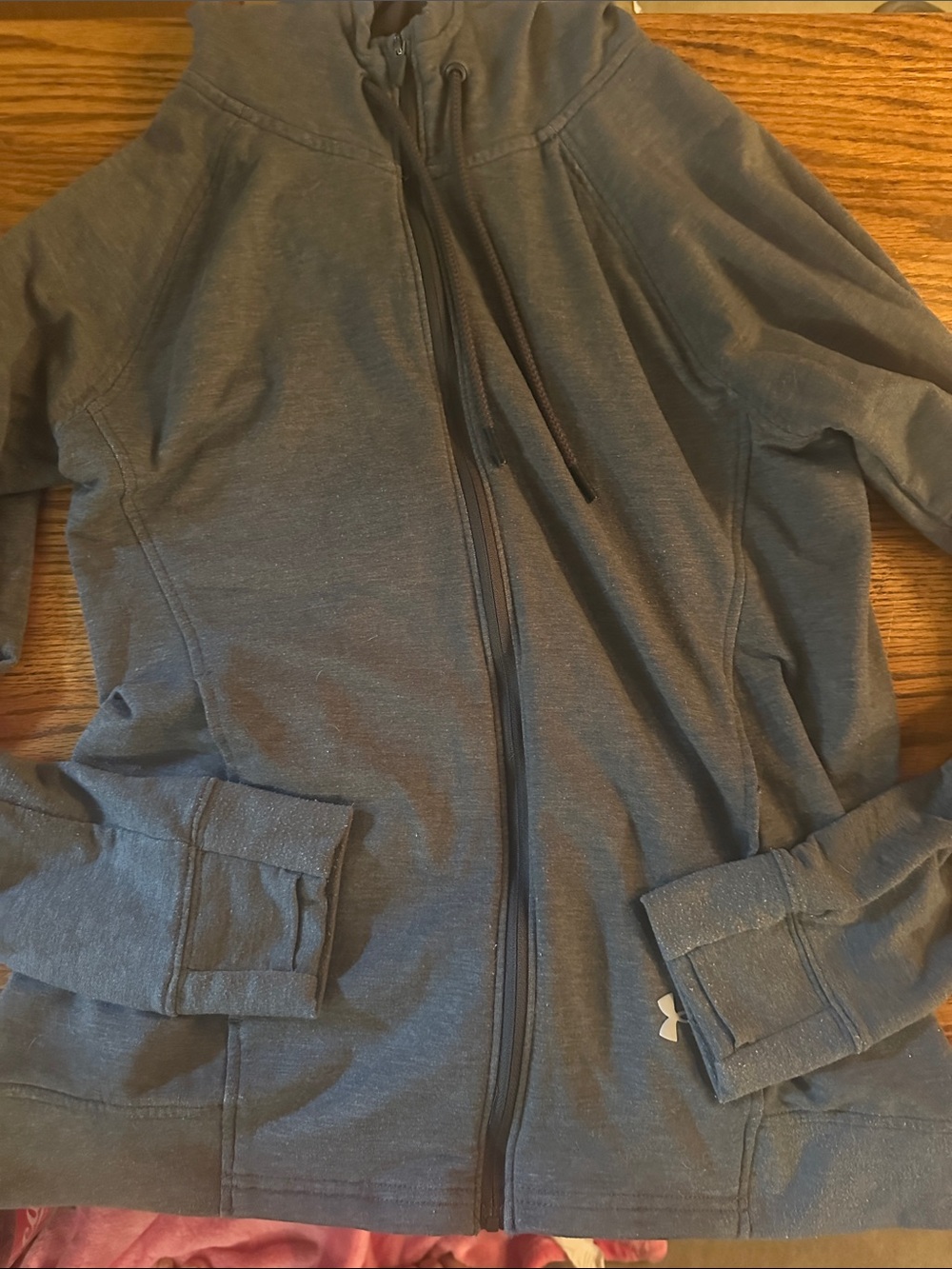 Under Armour Grey Full-Zip Hoodie
